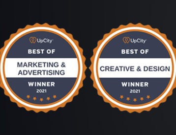 ioVista recognized as 2021 Best of Creative & Design as well as Marketing & Advertising Award Winner by UpCity!