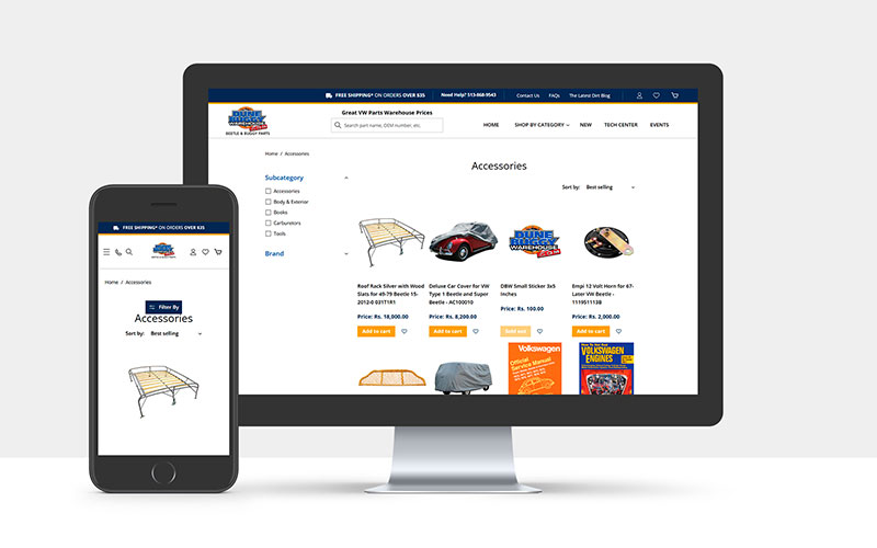 Dune Buggy Warehouse — Shopify Migration
