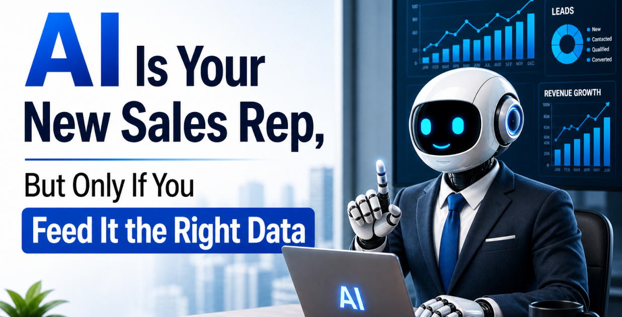 AI Is Your New Sales Rep, But Only If You Feed It The Right Data